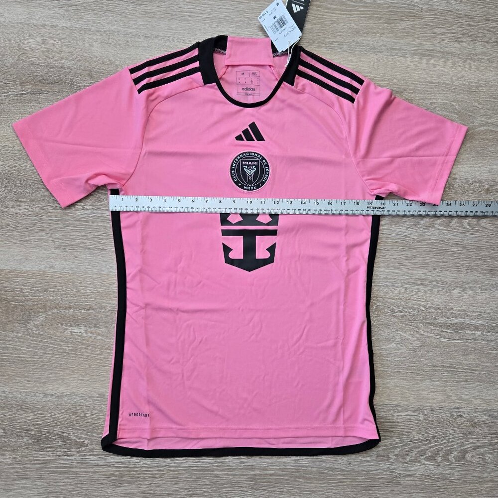 Adidas Inter Miami CF Messi Home Soccer Jersey Medium Official $130 New With Tag - Picture 8 of 17